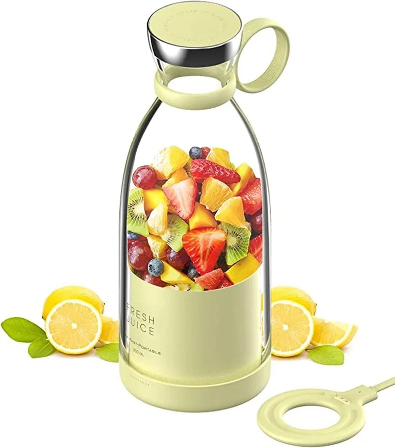 "Compact 350ML Portable Juicer Blender - Blend On-the-Go!"