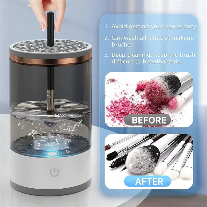 Makeup Brushes Cleaner Machine Portable USB Electric Cosmetic Brush Cleaning Washing Tools Make up Brush Cleaning Dry Tools